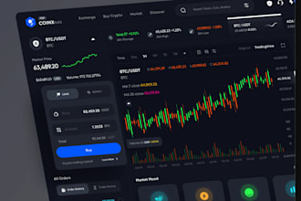 develop a compete exchange website, crypto wallet, bank app, crypto exchange app