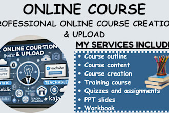 create online course creation course upload thinkific teachable kajabi website