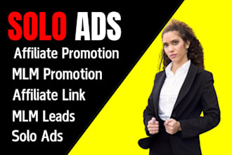 boost USA solo ads affiliate link promotion MLM leads conversions