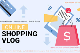 be your expert wordpress and shopify developer