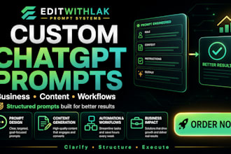 create custom chatgpt prompts for business