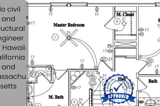 do civil and structural engineer for hawaii, california and massachusetts