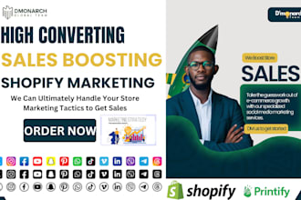 promote shopify store, sales funnel, or shopify marketing to boost sales