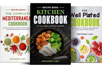 design best cookbook cover, cookbook kindle cover design, paperback formatting