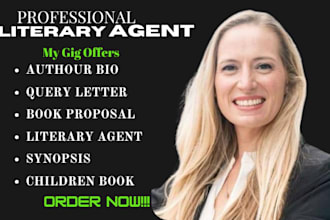 find a professional literary agent, book proposal, synopsis, children book
