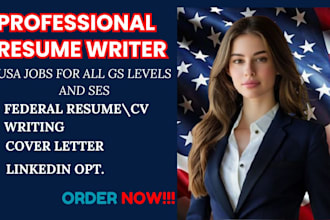 deliver professional federal resume and cover letter that meet your targeted job