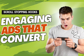 design high converting social media, facebook, and instagram ad creatives