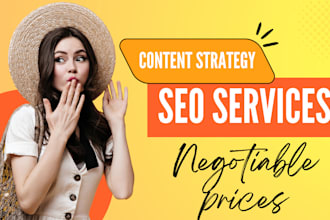 provide you a content strategy and seo for social media