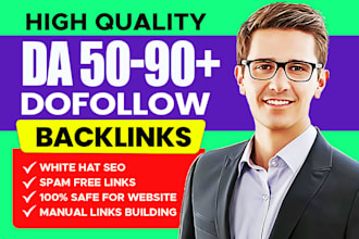 skyrocket ranking with monthly SEO backlinks high domain authority link building
