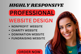 build charity website for donation fundraising nonprofit crowdfunding website