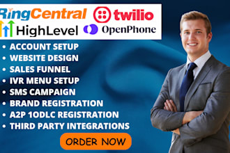 a2p 10dlc registration on openphone gohighlevel twillo bulk sms ivr ringcentral