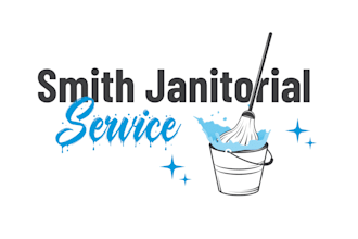 design residential clean house and commercial cleaning service logo