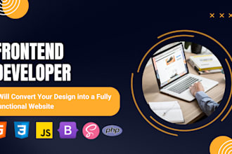 develop a fully responsive and interactive website