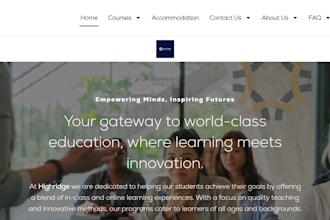 build lms educational website institute website education elearning website