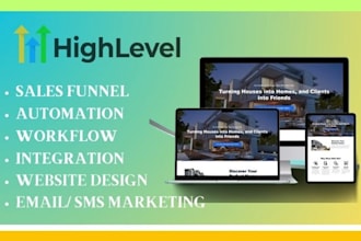 setup gohighlevel saas  gohighlevel landing page gohighlevel automation