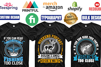 design custom svg typography t shirt and vector cutting files
