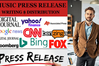 write and distribute press release, spanish press release french press release