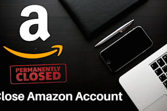 permanently close amazon account and delete data securely