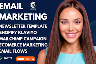 do klaviyo shopify email marketing flow mailchimp campaign newsletter automation