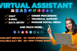 be your virtual assistant and help with admin support