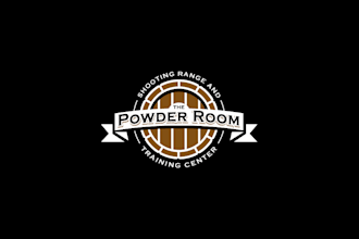 design powder room training center logo
