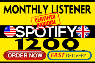 do american organic spotify guaranteed music listeners