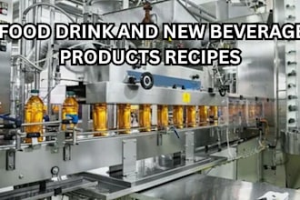 formulate food drink and new beverage products recipes