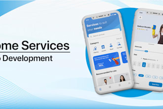 build home service app,home delivery app,home care app, home laundry service app