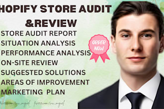 audit and review shopify store, consult to improve and boost sales