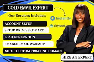 setup instantly ai for email warm up cold email outreach b2b lead generation