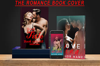 design erotica romance book cover or ebook cover