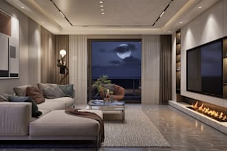 renew 3d apartment design, comtemporary house design, d5 rendering,