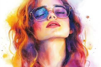 draw pencil sketch, watercolor, line art, drawing from