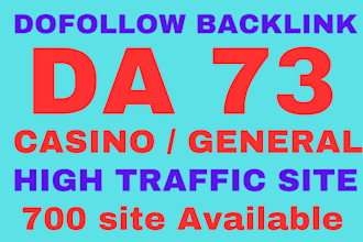 do guest post, niche edit, blogger outreach, dofollow backlinks on high da sites