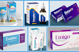 design eye catching pharma pill box