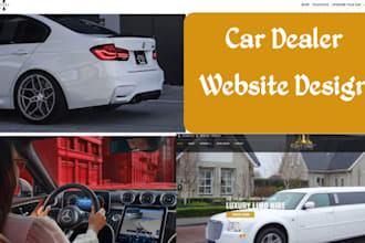 design car rental car dealership website limousine vtc limo taxi booking website