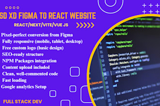 convert PSD or figma to react js or next js using html CSS