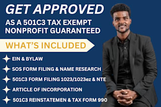 file 501c3 tax exempt non profit registration form 1023, 990, bylaw, ntee codes