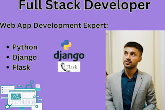 develop a scalable python, django, or flask web application