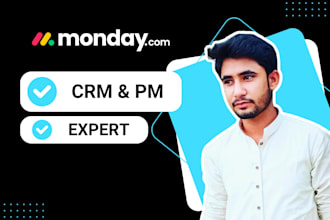 set up your monday com CRM and project management