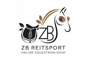 do modern online shop logo design for your business