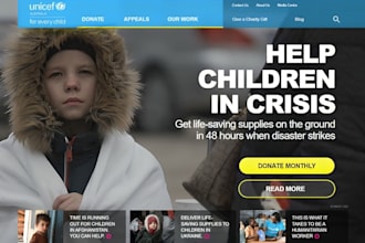 build squarespace charity website non profit ngo donation website church website