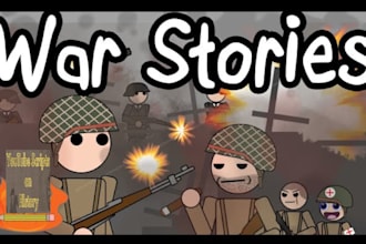 write youtube scripts on war and military tactics