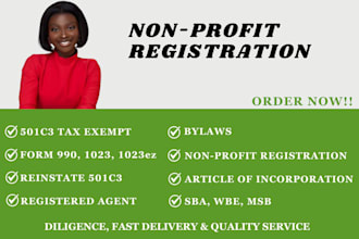 do non profit registration, reinstate 501c3, 501c3 tax exempt