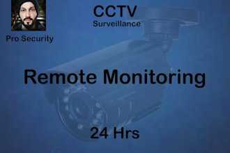do cctv monitoring remotely as a security guard