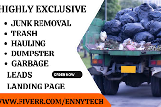 generate junk removal leads trash hauling dumpster rental garbage handyman leads