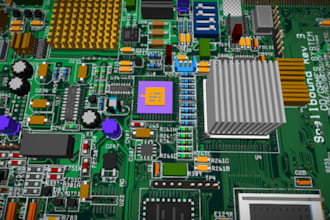 pcb circuit design, pcb design, schematic design in eagle or proteus