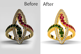 do high quality jewelry image retouching and color correction