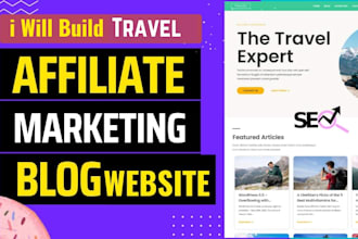 build automated travel affiliate marketing website with autoblog