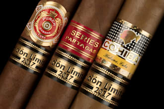 do a unique cigar, label, band, ring and cigar box logo
